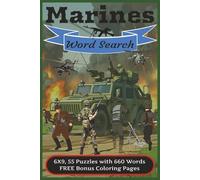 Marines Word Search Puzzle Book: Weapons, Wars, and Tactics in Action-Packed Brain Games...