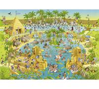 HY29693 - Heye Puzzles - 1000 Pc - Nile Habitat, Degano