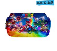 (Mario 9) New Super Mario Bros pencil case storage pencil case anime stationery for girls boys birthday gift