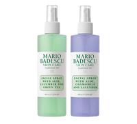 Mario Badescu Facial Spray 2 Piece Set Includes Aloe Chamomile & Lavender Face Mist PLUS Aloe Cucumber Green Tea Face Mist for All Skin Types Dew