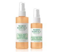 Mario Badescu Facial Spray with Aloe Sage and Orange Blossom for All Skin Types | Face Mist That Hydrates & Uplifts | 4 FL OZ & 2 FL OZ Combo