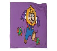 Mario Blanket Bedding 3D Printed Little Bat Throw Plush Gifts Soft Cozy Lightweight Fluffy for Holiday Bed Couch for Boys Girls All Season Couch Sofa 70x80inch(180x200cm)