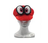 Mario Cappy Super Red Plush Hat Adult Kids Anime Cosplay Cap Costume