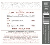 Dukic - C-TEDESCO: 24 CAPRICHOS DE GOYA