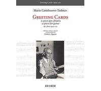 Mario Castelnuovo-Tedesco: Greeting Cards - 21 pezzi per chitarra: Guitar: