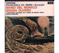 Mario Del Monaco / Magda Olivero / Orchestre National de L'opÃ©ra de Monte-Carlo / Nicola Rescigno - Francesca Da Rimini - Excerpts [Vinyl LP]