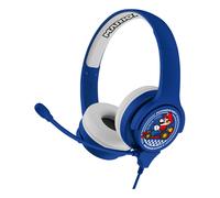 Mario Kart Logo Interactive Study Premier Children's Headphone with Boom Microphone