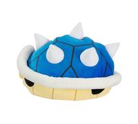 Mario Kart Spiny Blue Shell Plush Toy 40 cm, Nintendo and Mario Merchandise for Retro Gaming Fans, Clip-on Toy and Desk Gadgets and Gaming Desk Access
