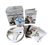 Mario Kart Nintendo wii (2008) big box game & wii wheel boxed