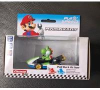 Mario Kart Pull & Speed Yoshi Racer Nintendo Carrera Pull Back Action 1:43 2.5”