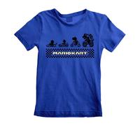 Mario Kart Silhouette T-Shirt in Blue | Size: 3-4 Years Mario Kart Blue 3-4 Years