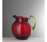 Mario Luca Giusti Pallina Jug Ruby with Handle Green