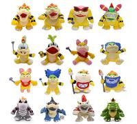 Mario Plush Toys Fury Mario Bowser Koopa JR Ludwig Roy Morton Wendy Lemmy Iggy Larry King K Rool Anime Stuffed Peluche Doll Ludwig 2