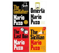 Mario Puzo The Godfather Collection 4 Books Set (The Last Don, The Sicilian, The Godfather, Omerta)
