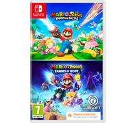Mario + Rabbids Kingdom Battle / Mario + Rabbids Sparks of Hope (Code In Box) for Nintendo Switch - Digital Download, White