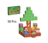 (Mario Tree) Magnetic Minecraft Building Blocks Set Diy Kit Construction Toys For Kids Game
