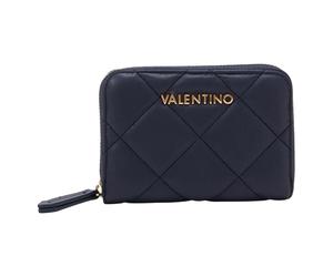 Mario Valentino Ocarina Designer Quilted Medium Wallet Blue Women’s