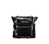MARIO VALENTINO quilted logo-plaque backpack - Black OS