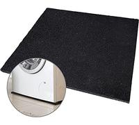 Mario10 Anti Vibration Mat Washing Machine 60 x 60 x 2 cm. Rubber For Vibration Insulation Shock Absorbing Noise Reducing Floor Matting Floor Protection