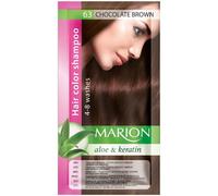 Marion Hair Color Shampoo in Sachet Lasting 4-8 Washes - 63 - Chocolate Brown