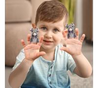 Marionnettes À Doigts, Marionnettes À Doigts Pour Tout-petits | Mariônnettes À Main D'animaux En Peluche De Souris, Marionńettes À Dóigts D'animaux En Peluche, Jouets Interactifs Pour Raconter Des