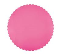 Mariposa Pink Scalloped Acrylic 15" PLACEMAT Set of 2 | Pink | Acrylic | Tableware | PLACEMATS | Handmade in Mexico
