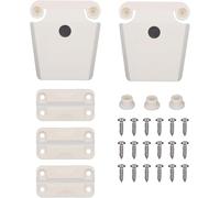Marirao Cooler Hinges Replacement Kit, Camping Accessories for Igloo Including 3 Cooler Hinge 2 Latch 2 Post Replacement Parts 18 Screws Compatible with Igloo