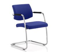 marisa office chair in serene with cantilever frame
