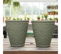 Marissa's Garden & Gift Blenheim Aged Colour Pots (Aged Green)