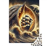 Maritime Adventure 1000 Pieces Paper Jigsaw Puzzle for Adults Brain Training Educational Nautical Puzzle Wall Decor 70x50cm/1000pcs