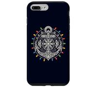Maritime Christmas Anchor Mandala with Snowflake Design Case for iPhone 7 Plus/8 Plus