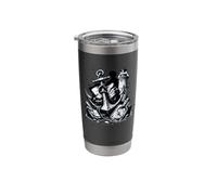 Maritime Lighthouse Compass Bottle Message Idea Stainless Steel Insulated Tumbler