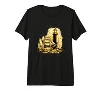 Maritime Lighthouse Compass Sailing Ship North Premium T-Shirt