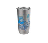 Maritime Lighthouse Compass Sailing Ship North Stainless Steel Insulated Tumbler