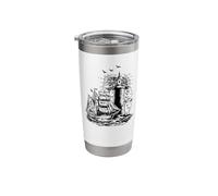 Maritime Lighthouse Compass Sailing Ship North Stainless Steel Insulated Tumbler