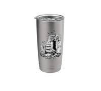 Maritime Lighthouse Compass Sailing Ship North Stainless Steel Insulated Tumbler