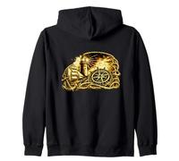 Maritime Lighthouse Compass Sailing Ship North Zip Hoodie