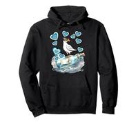 Maritime Retro Seagull Seagulls Bottle Message Sea Sailors Child Pullover Hoodie
