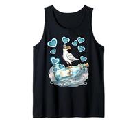 Maritime Retro Seagull Seagulls Bottle Message Sea Sailors Child Tank Top