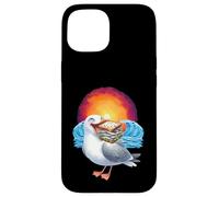Maritime Seagulls Gull Seagull Fish Herring Girls Boys Case for iPhone 15