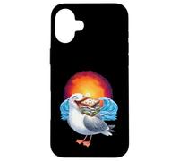 Maritime Seagulls Gull Seagull Fish Herring Girls Boys Case for iPhone 16 Plus