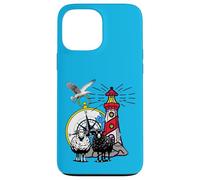 Maritime Sheep Lighthouse Children's Seagull Compass Case for iPhone 13 Pro Max