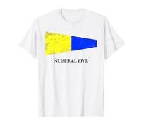 Maritime Signal Flag Number Five T-Shirt