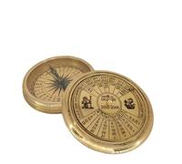 Maritime Treasures Brass Pocket & Antique Style Nautical Compass Collectible Compass for Hiking, Camping, Travel and Gifts