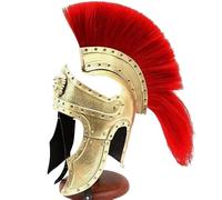 Maritime treasures Handmade Medieval Roman Spartan Helmet for Adults Steel Warrior Helmet for Halloween, Cosplay, LARP & Collectors Display