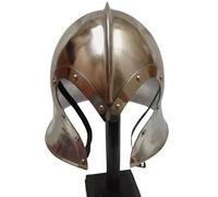 Maritime treasures Medieval Knight Helmet - Handcrafted Steel Armour Helmet for LARP,Halloween, Cosplay, Reenactment & Costume