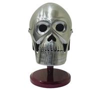 Maritime treasures Medieval Skeleton Helmet - Roman, Greek, Knight and Spartan Style Helmet for Cosplay, LARP, Halloween and Fancy Dress