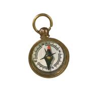 Maritime Treasures Mini Brass Compass Vintage Pocket Compass for Hiking, Camping, Outdoor Adventure, Survival Gear, Maritime Collectible, Antique Navigation Gift for Men & Women