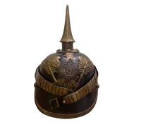 Maritime treasures Prussian Pickelhaube Helmet Replica Imperial German Spiked Helmet for Cosplay, Reenactment & Historical Decor