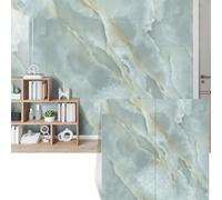 Maritown 20 Pieces Self Adhesive Marble Tile Stickers, Waterproof Stick on Tiles Peel and Stick Decorative Wall Tiles for Bathroom Kitchen, 30x30cm